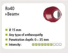 Storz Medical radiális lökéshullám terápiás applikátor - Ro40 BEAM