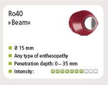 Storz Medical radiális lökéshullám terápiás applikátor - Ro40 BEAM